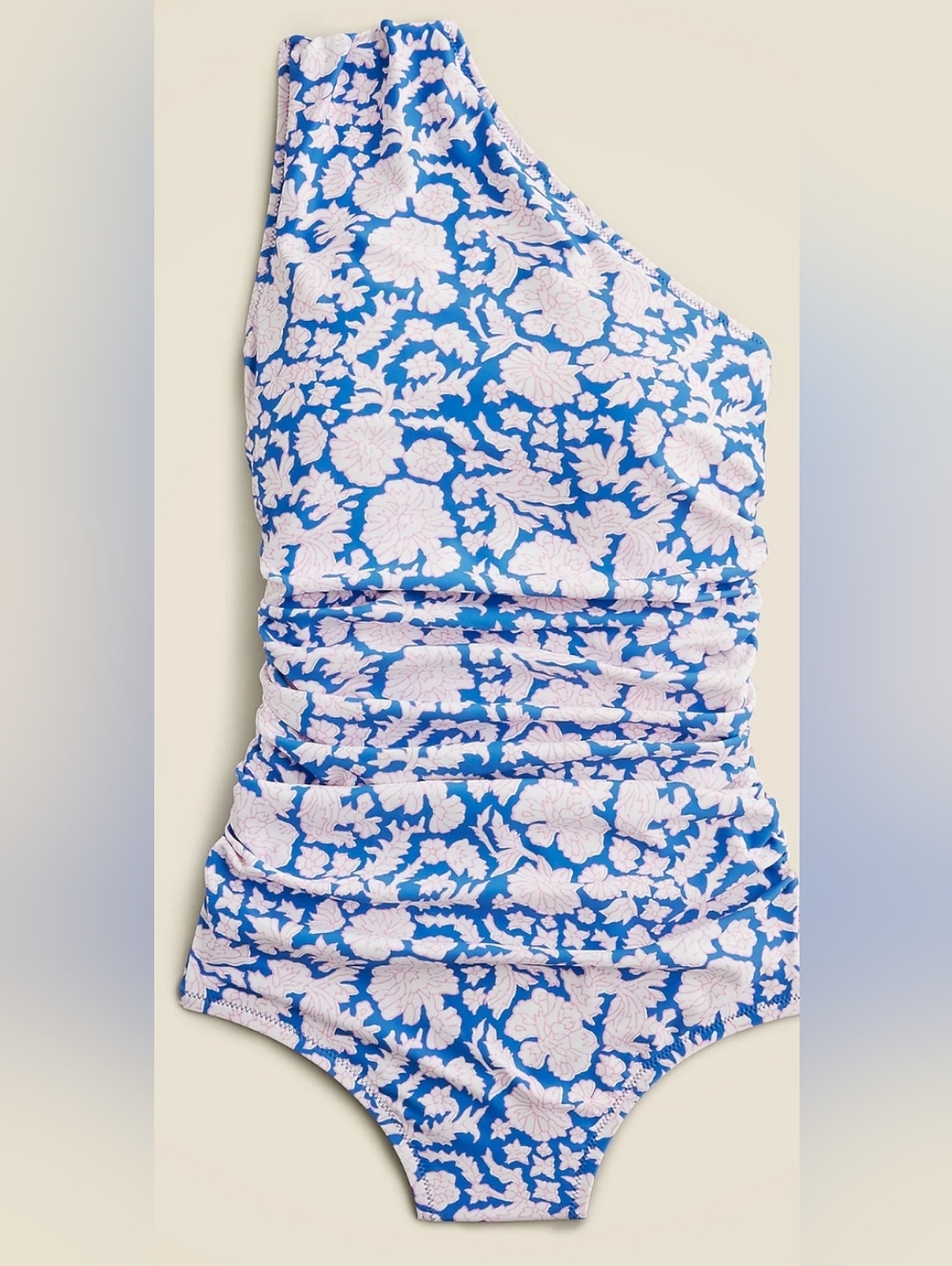 SZ Blockprints™ X J.Crew colab ruched 1-piece swimsuit in Nila Print Sz 6